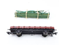 Märklin H0 46362 Güterwagen Rungenwagen m. Ladung "Dachelement" 401 120 DB / NEM