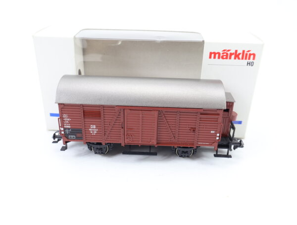 Märklin H0 48753 gedeckter Güterwagen mit Brhs. 150 622 Gr 20 DB / NEM OVP