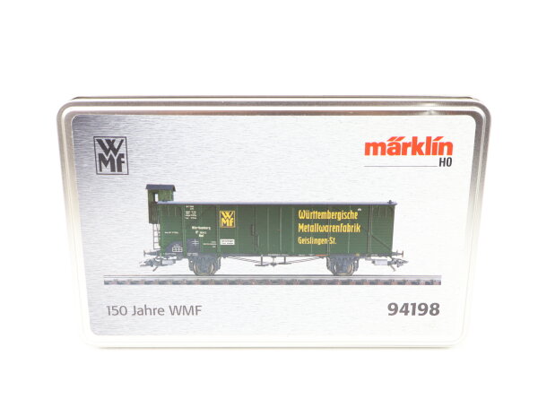 Märklin H0 94198 gedeckter Güterwagen Sondermodell "150 Jahre WMF" / NEM