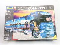 Revell 07566 Modell-LKW Bausatz DAF 95 XF & Trailer "Köln-Truck" 1:24