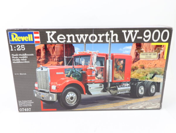 Revell 07497 Modell-LKW Bausatz Kenworth W-900 Zugmaschine 1:25