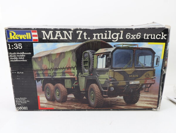 Revell 03081 Militärmodell Bausatz LKW MAN 7t. milgl 6x6 truck 1:35