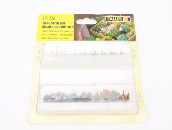 Faller H0 181276 Bepflanzung Ziergarten mit Blumen und Büschen