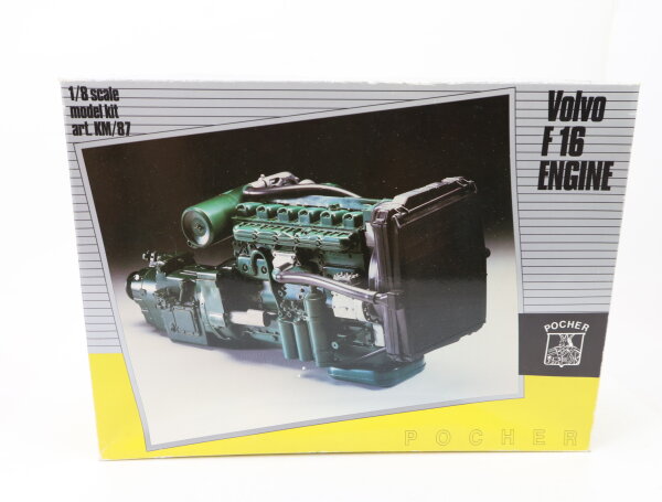 Pocher KM/87 Modellbausatz Modell-Bausatz Zubehör Motor für Volvo F16 1:8