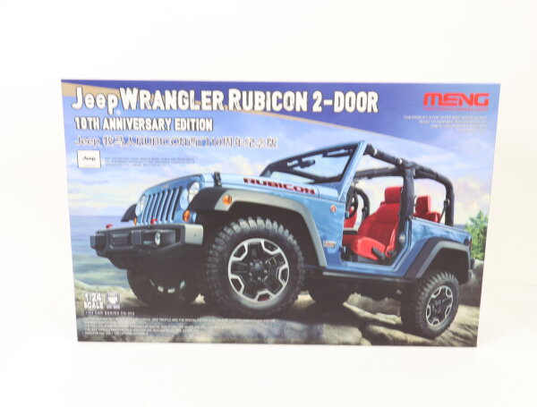 MENG Model CS-300 Modellauto Bausatz Jeep Wrangler Rubicon 2-Door 1:24