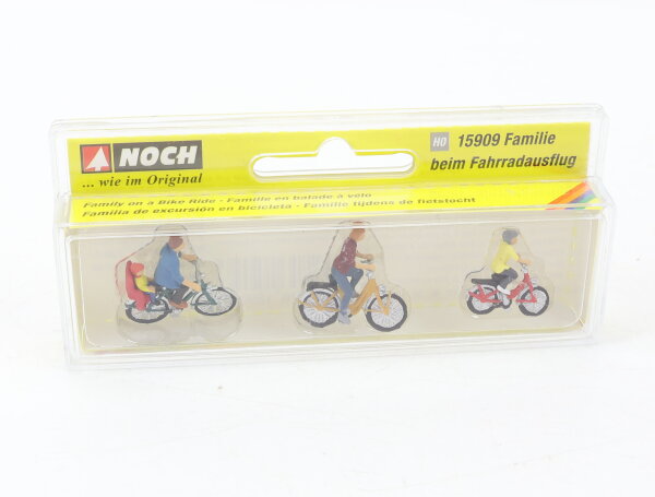 Noch H0 15909 Figuren-Set Familie beim Fahrradausflug 1:87