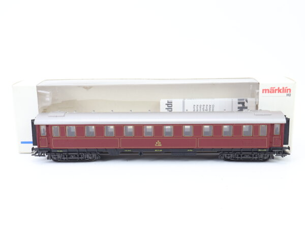 Märklin H0 4341 Personenwagen Reisezugwagen weinrot CA 1031 DSB / NEM