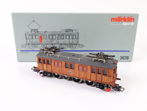 Märklin H0 3670 Elektrolok E-Lok "Holzlok" Litt D 109 SJ / Digital