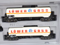 Märklin H0 4798 Güterwagenset 5-tlg. Druckgas-Kesselwagen ,,Löwengas DB / NEM