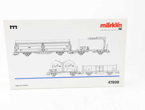 Märklin H0 47898 Güterwagen-Set 4-tlg. "Henkel" / NEM MHI