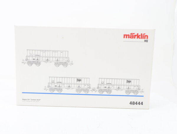 Märklin H0 48444 Güterwagenset 3-tlg. Erz Transporter "Gustave Boel" SNCB / NEM