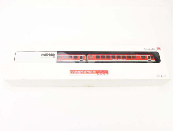 Märklin H0 Dieseltriebwagen Finanzpräsentation 2001 BR 628/928 DB /Delta Digital