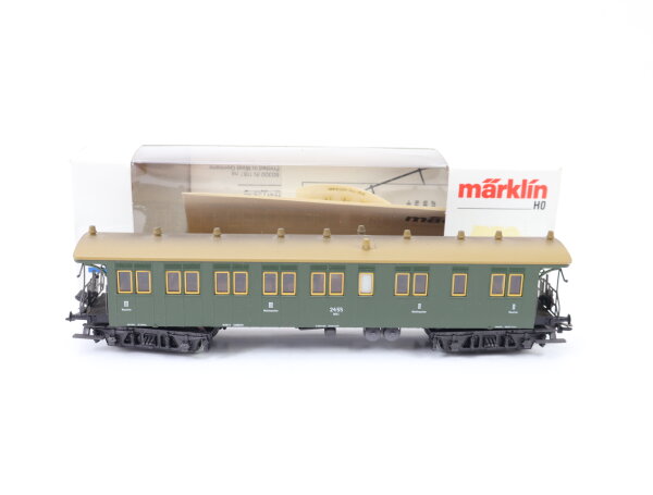 Märklin H0 4210 Personenwagen 2./3. Klasse 2455 BCCi K.W.St.E. grün / NEM