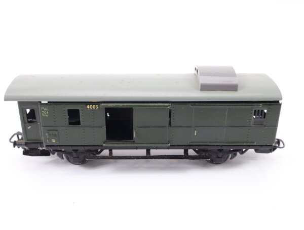 Märklin H0 4003 Personenwagen Gepäckwagen 4003 Pwi grün /  Blech