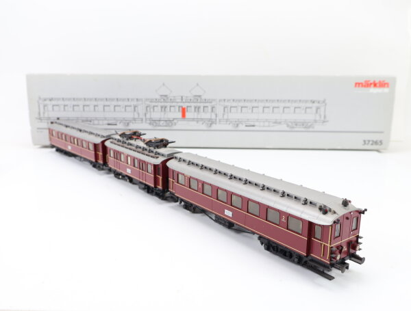 Märklin H0 37265 Elektrotriebzug 3-tlg. rot BR ET 87 05 DB /  Digital NEM
