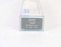 Kato N 14600 Elektro-Triebwagen 2-tlg. Straßenbahn mit Beiwagen Nr. 380 / 643