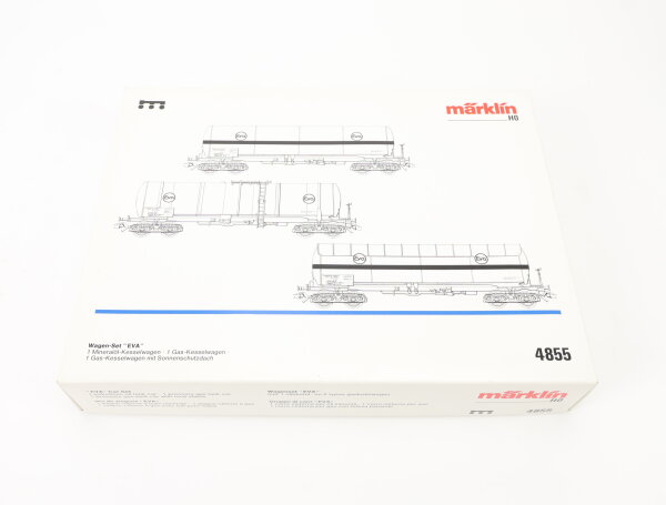 Märklin H0 4855 Güterwagen-Set Kesselwagen-Set 2-tlg. "EVA" DB / NEM MHI
