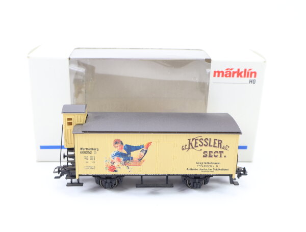 Märklin H0 84891 gedeckter Güterwagen "G.C. Kessler" 600252 Württem. / NEM
