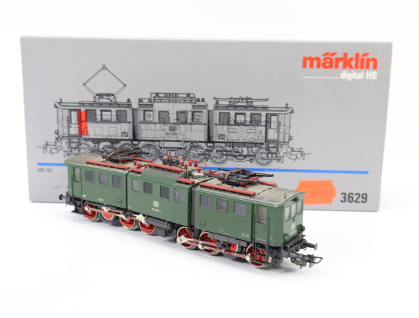Märklin H0 3629 Elektrolok E-Lok Gelenklok grün BR 191 099-1 DB / Digital