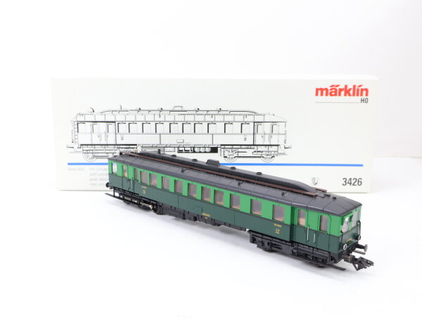 Märklin H0 3426 Dieseltriebwagen 2./3. Klasse BR 600.02 SNCB / Delta Digital NEM