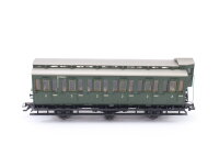 Märklin H0 4201 Personenwagen Abteilwagen mit Bremserhaus 058 130 Hmb grün / NEM