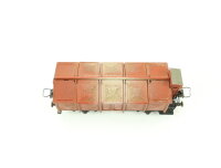 Trix Express H0 3424 Güterwagen Klappdeckelwagen mit Bremserhaus 80913 DB / Guss