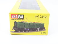 Brawa H0 0240~ Elektrolok Doppel-E-Lok grün BR E95 02 DRG / Digital NEM AC