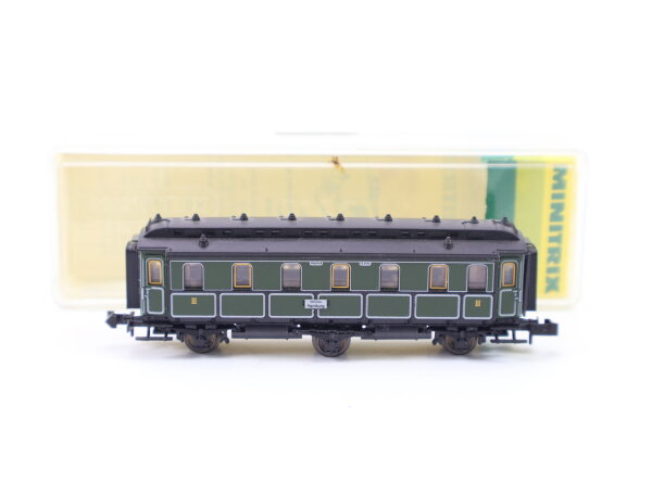 Minitrix N 3161 00 Personenwagen Schnellzugwagen 3.Kl. K.Bay.Sts.B. / OVP