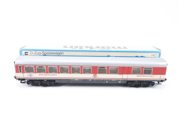Märklin H0 4054 Personenwagen D-Zug-Speisewagen rot-weiß 80 233-6 DB / Blech