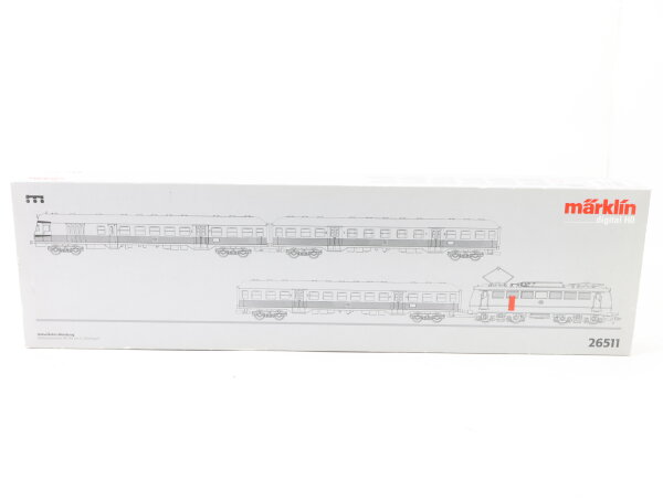 Märklin H0 26511 Personenzug 3-tlg. "Nahverkehrs-Wendezug" DB / Digital NEM
