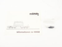 Märklin H0 48668 Leerverpackung Leerkarton OVP für Güterwagen Schwerlastwagen DB