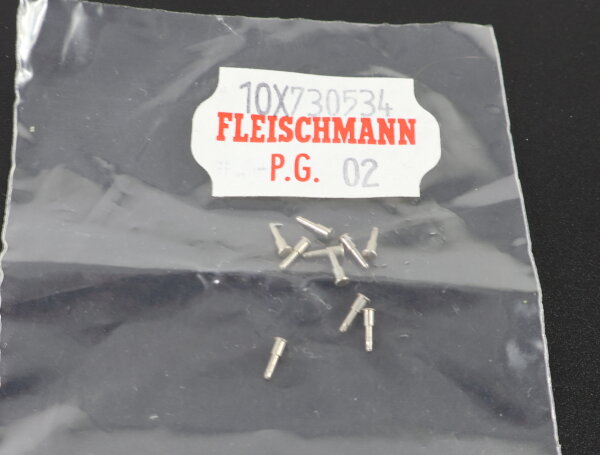 E1641 Fleischmann H0 730534 Ersatzteil 10x Gestängebolzen L 0,5 mm