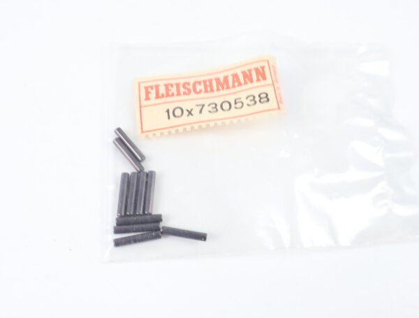 E1641 Fleischmann H0 730538 Ersatzteil 10x Zylinderstift Ø=2 mm L=10 mm