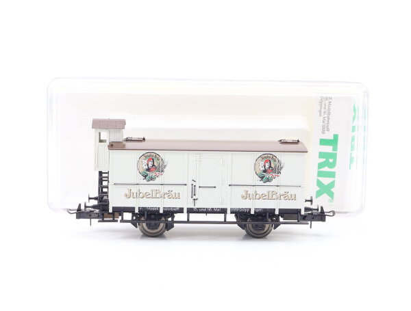 Trix H0 23947 Güterwagen Bierwagen mit Brhs. "Jubel Bräu" SoMo / NEM OVP