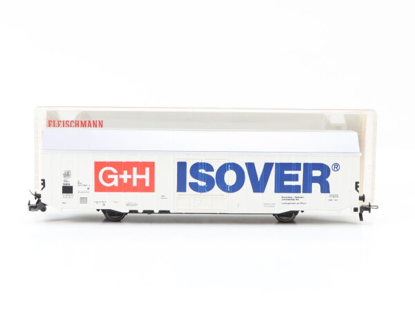 Fleischmann H0 5378 Großraumgüterwagen "G+H ISOVER" 022 0842-8 DB / OVP