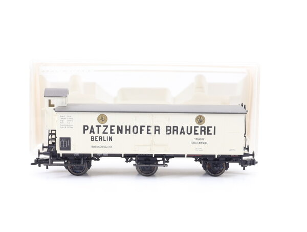 Fleischmann H0 5889 K Güterwagen Bierwagen "Patzenhofer Brauerei" 600 532 / NEM