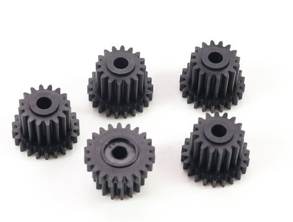 E1641 Fleischmann H0 564182 Ersatzteil 5x Untersetzungsrad Z:22/16 schwarz