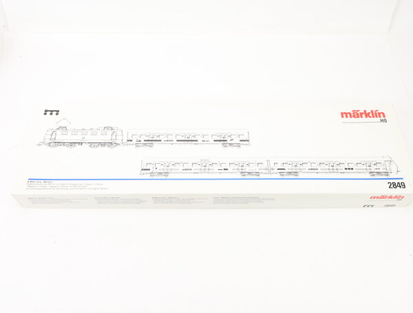 Märklin H0 2849 Leerkarton OVP für Zugset 4-tlg. S-Bahn-Zug "Märklin" DB