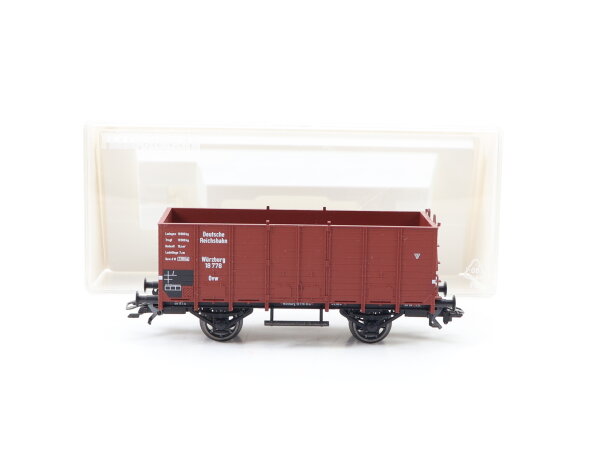Fleischmann H0 5203 K offener Güterwagen Viehtransporter 18 778 DR / NEM OVP