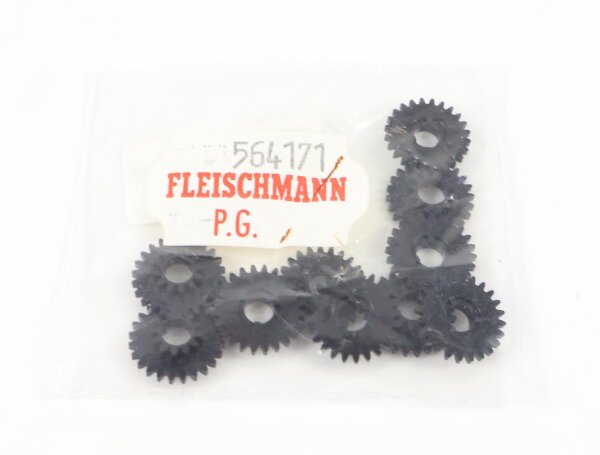 E1641 Fleischmann H0 564171 Ersatzteil 10x Zahnrad Z=12/24 M0,5