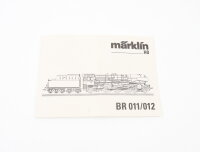 Märklin H0 33102 Dampflok Schlepptenderlok BR 01 1087 DB / Delta Digital NEM