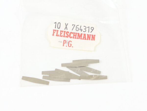 E1641 Fleischmann H0 764319 Ersatzteil 10x Blattfeder B=2,0/2,9 L=15,2 mm