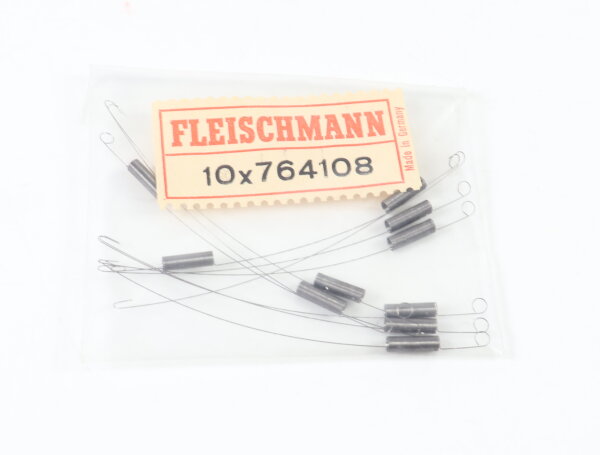 E1641 Fleischmann H0 764108 Ersatzteil 10x Zugfeder W=50 D=2,2 L=58-67 mm