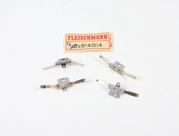 E1641 Fleischmann H0 614014 Ersatzteil 4x Stromabnehmer nicht isoliert