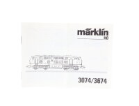 Märklin H0 3074/3674 Beschreibung Anleitung...