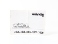 Märklin H0 3305/3306/3307/3607/3609 Beschreibung...