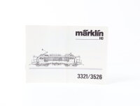 Märklin H0 3321/3526 Beschreibung Anleitung für...