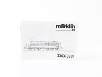 Märklin H0 3343/3361 Beschreibung Anleitung für...