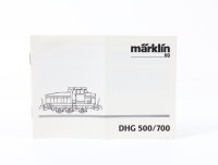 Märklin H0 Beschreibung Anleitung für Diesellok...