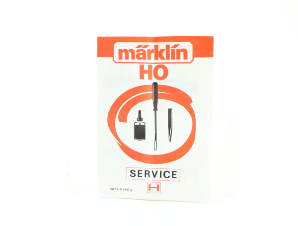 Märklin H0 Beschreibung Anleitung für Loks Service-Heft rot